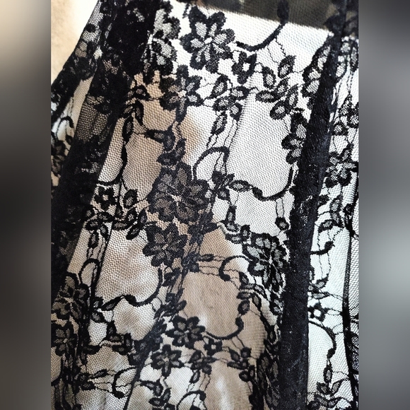 Speechless black lace cocktail formal dress sz S Lined and net lining - Picture 14 of 16